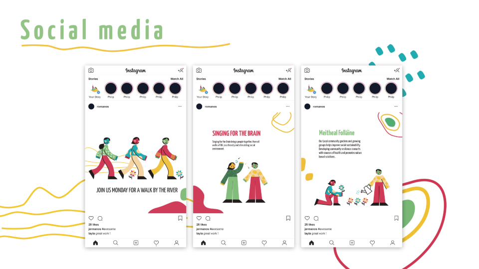 Social media posts