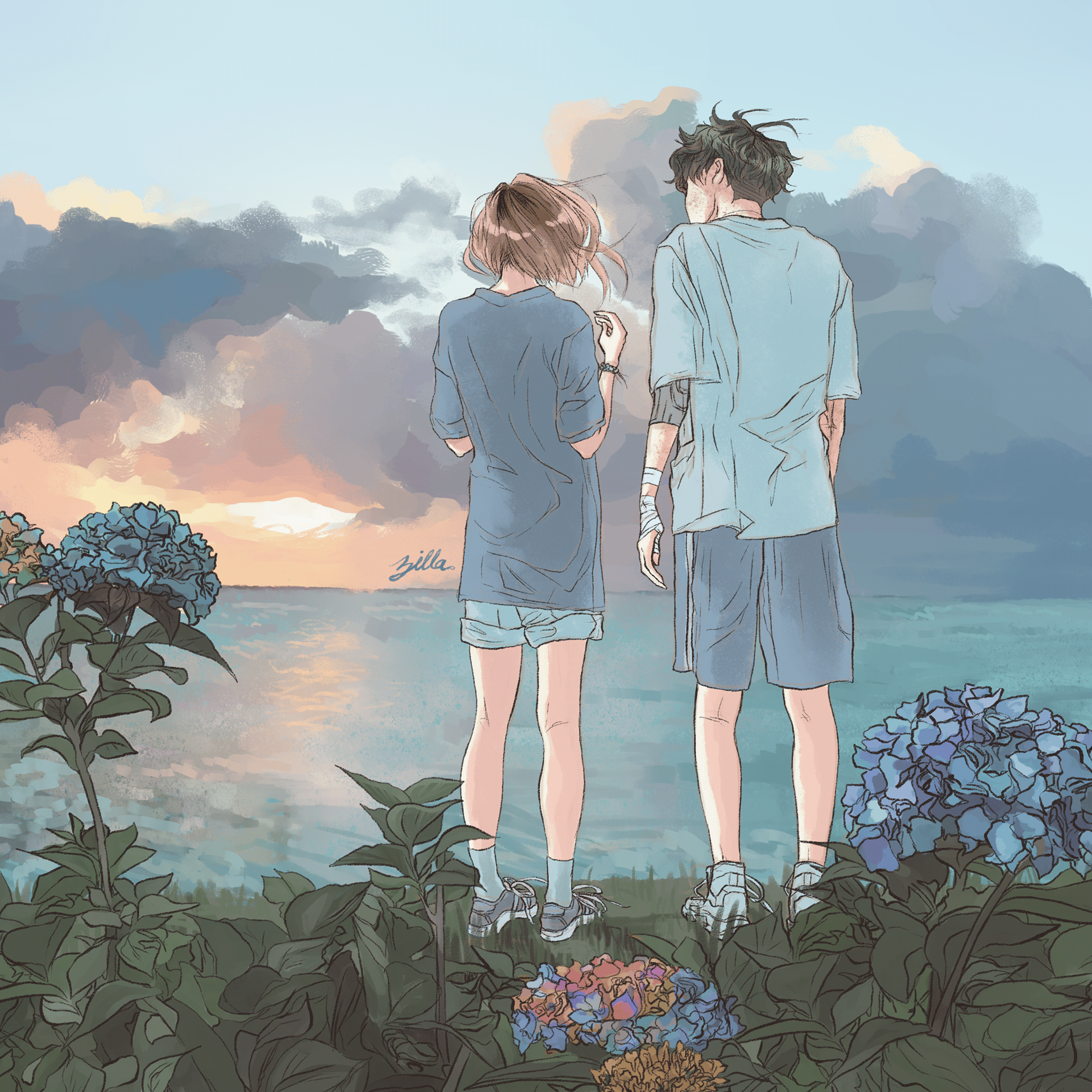 Hydrangea - 2018 (Created for a published art zine)