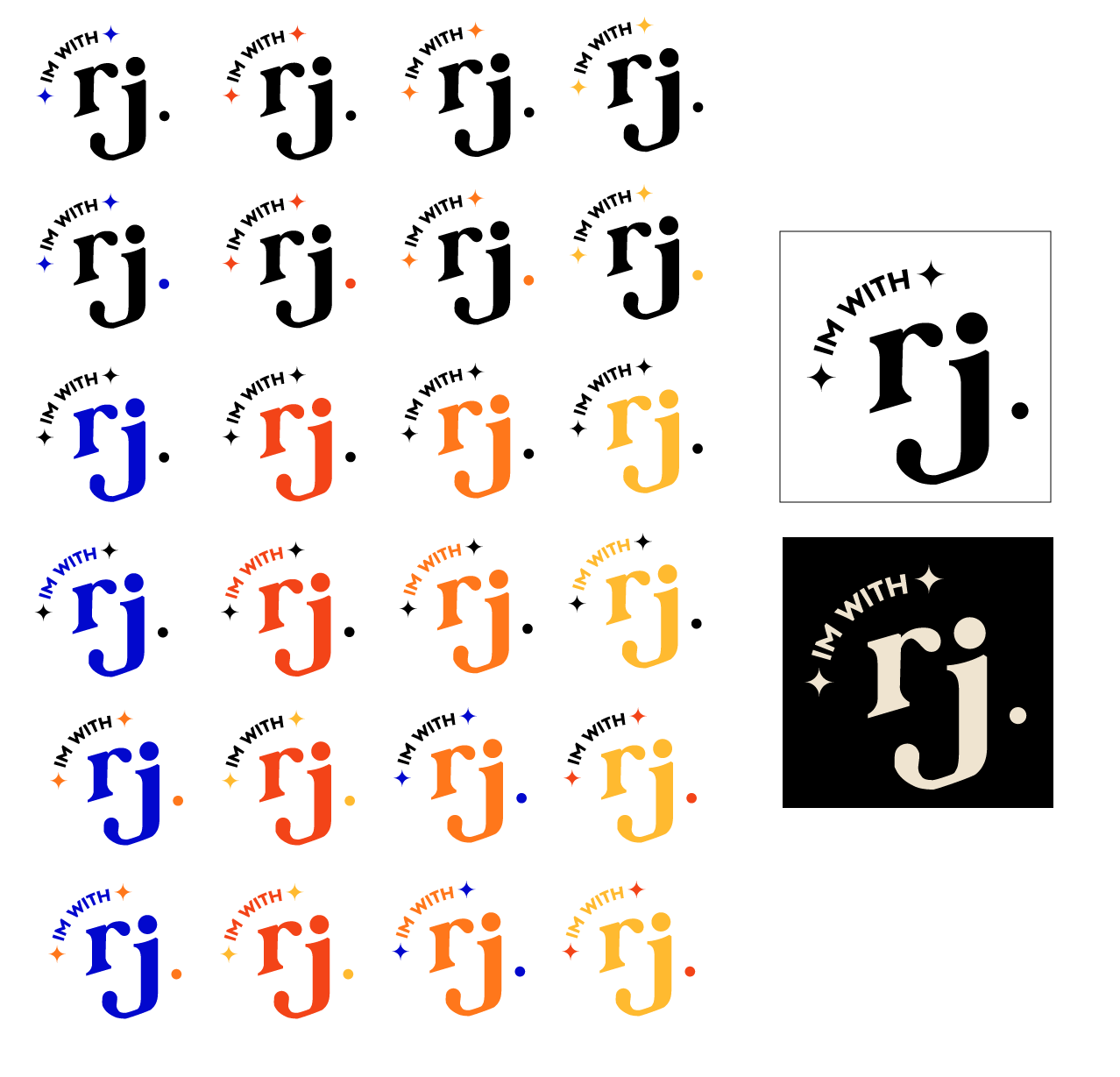 Final logo color options