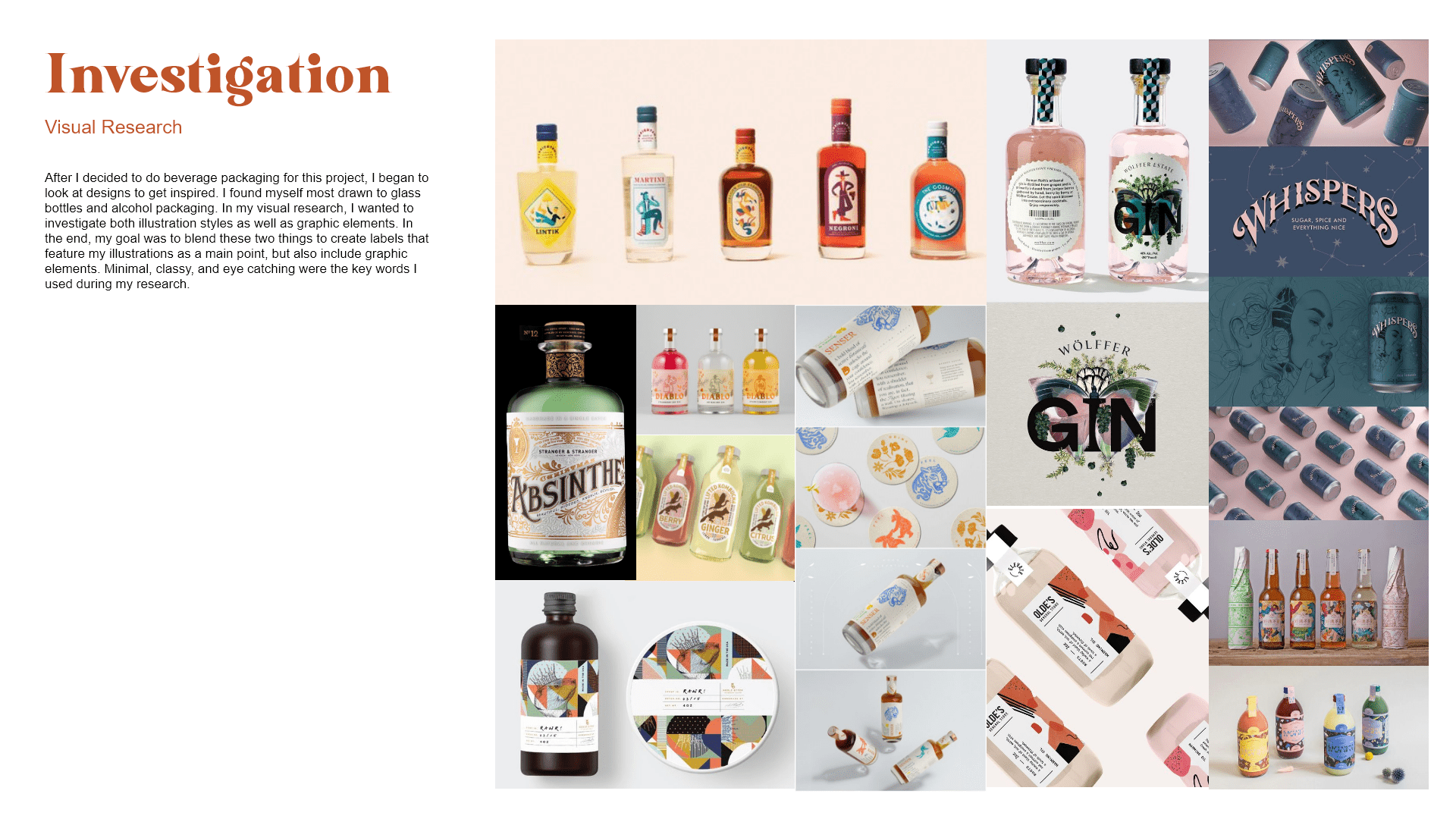 Packaging inspiration moodboard