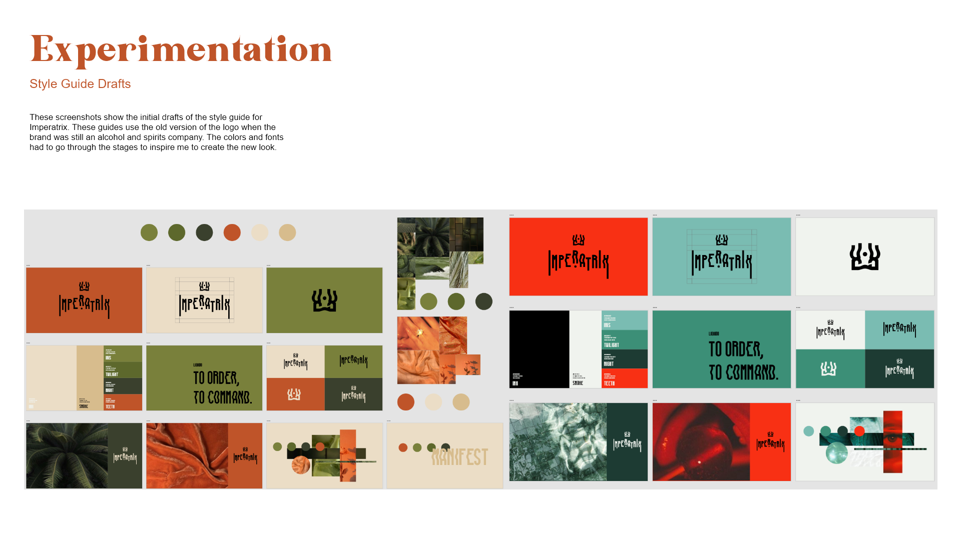 Style application explorations